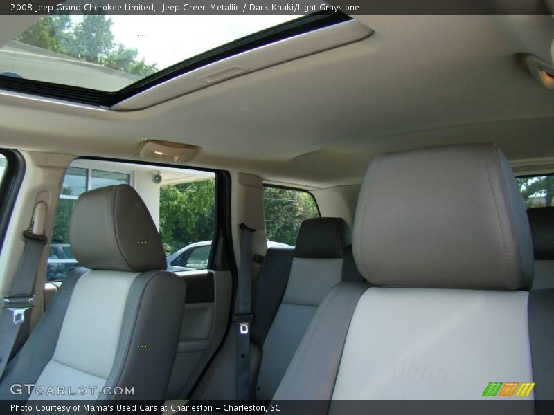 Jeep Green Metallic / Dark Khaki/Light Graystone 2008 Jeep Grand Cherokee Limited