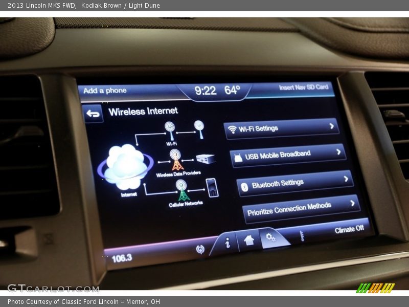 Kodiak Brown / Light Dune 2013 Lincoln MKS FWD