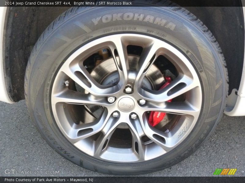Bright White / SRT Morocco Black 2014 Jeep Grand Cherokee SRT 4x4