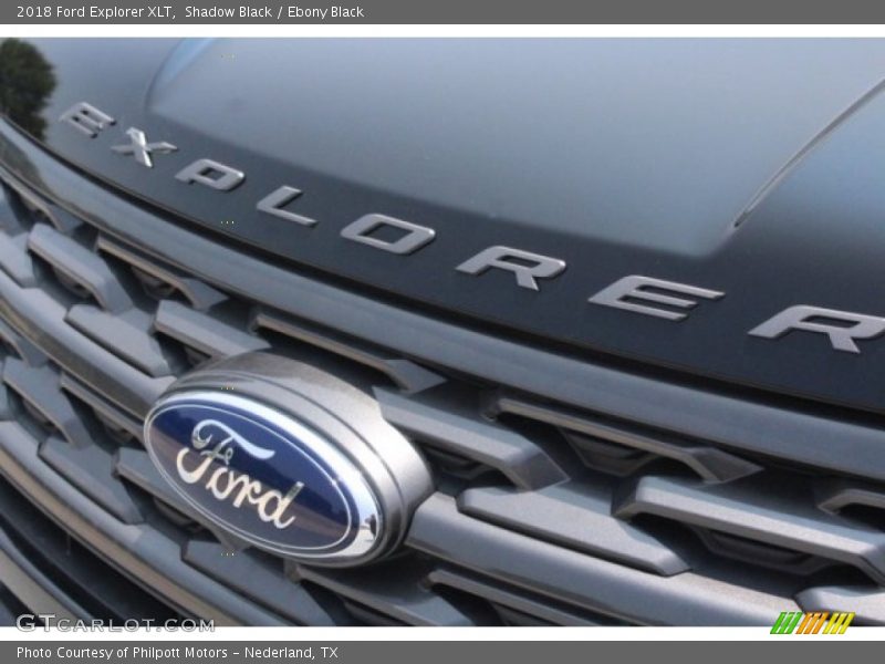 Shadow Black / Ebony Black 2018 Ford Explorer XLT