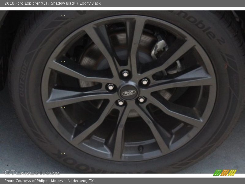 Shadow Black / Ebony Black 2018 Ford Explorer XLT