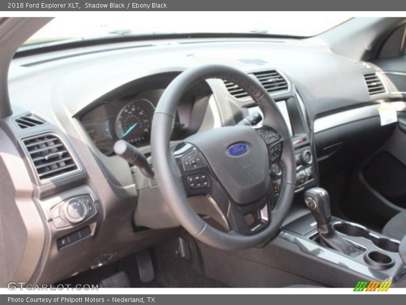 Shadow Black / Ebony Black 2018 Ford Explorer XLT