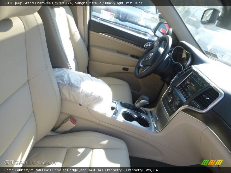 Sangria Metallic / Black/Light Frost Beige 2018 Jeep Grand Cherokee Limited 4x4