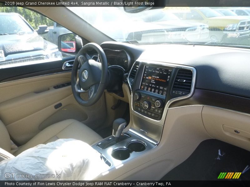 Sangria Metallic / Black/Light Frost Beige 2018 Jeep Grand Cherokee Limited 4x4