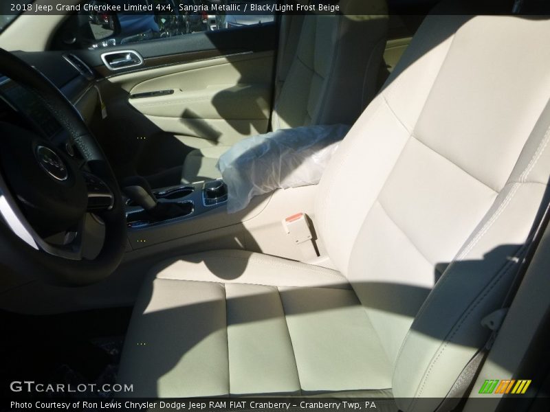 Sangria Metallic / Black/Light Frost Beige 2018 Jeep Grand Cherokee Limited 4x4
