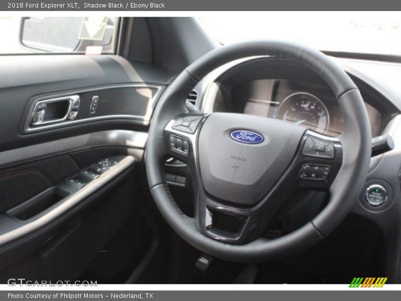 Shadow Black / Ebony Black 2018 Ford Explorer XLT
