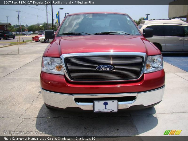 Redfire Metallic / Medium Flint 2007 Ford F150 XLT Regular Cab