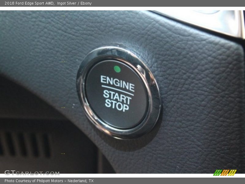 Ingot Silver / Ebony 2018 Ford Edge Sport AWD