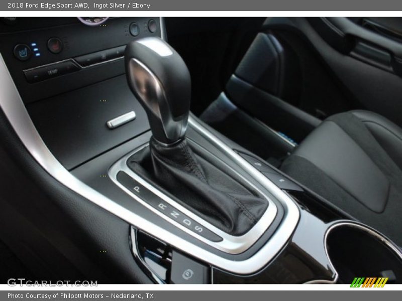 Ingot Silver / Ebony 2018 Ford Edge Sport AWD