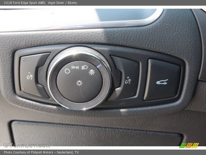 Ingot Silver / Ebony 2018 Ford Edge Sport AWD
