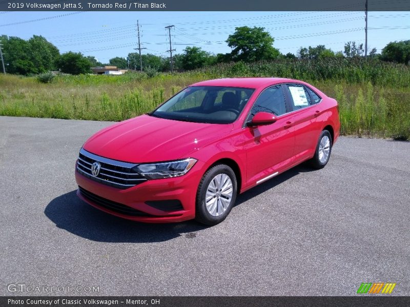 Tornado Red / Titan Black 2019 Volkswagen Jetta S