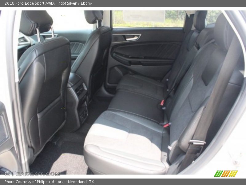 Ingot Silver / Ebony 2018 Ford Edge Sport AWD