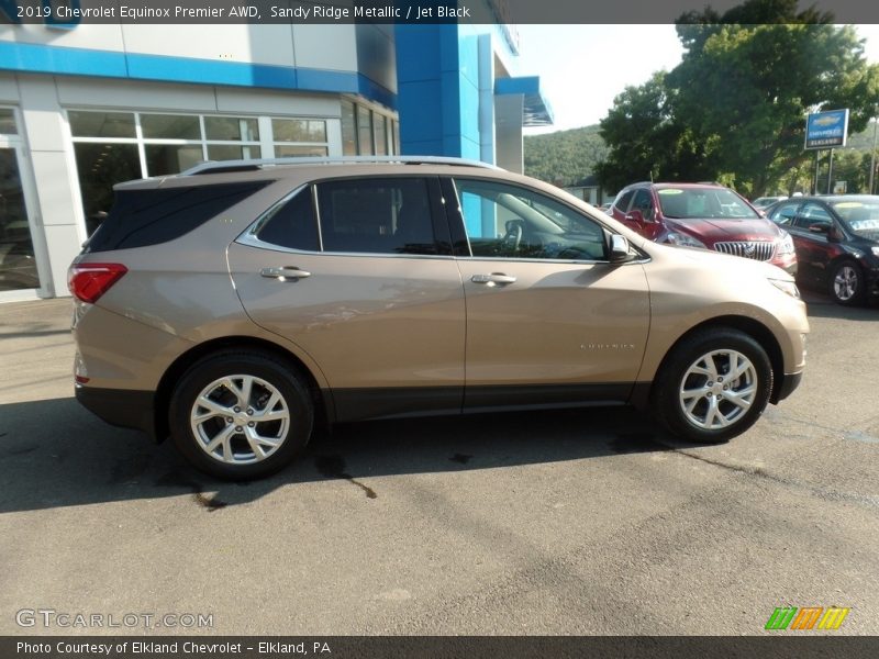 Sandy Ridge Metallic / Jet Black 2019 Chevrolet Equinox Premier AWD