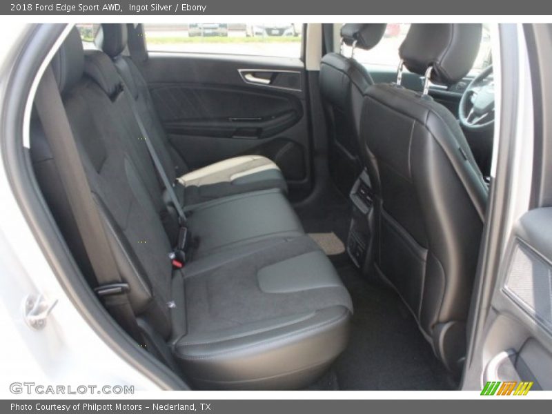 Ingot Silver / Ebony 2018 Ford Edge Sport AWD