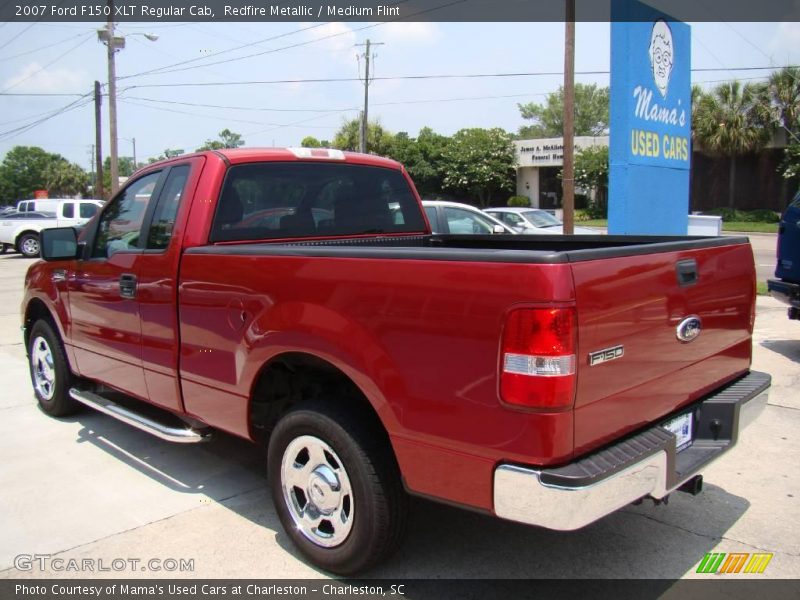 Redfire Metallic / Medium Flint 2007 Ford F150 XLT Regular Cab
