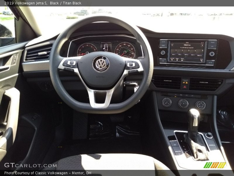 Black / Titan Black 2019 Volkswagen Jetta S
