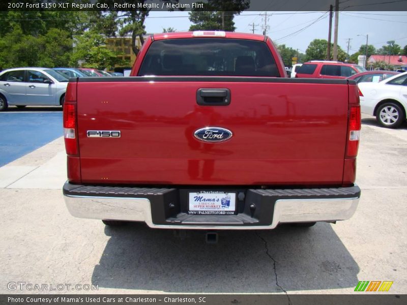 Redfire Metallic / Medium Flint 2007 Ford F150 XLT Regular Cab