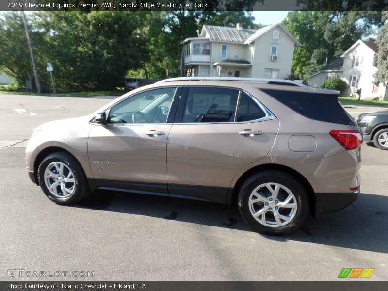 Sandy Ridge Metallic / Jet Black 2019 Chevrolet Equinox Premier AWD