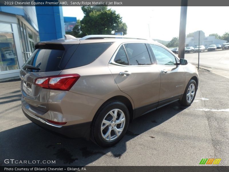 Sandy Ridge Metallic / Jet Black 2019 Chevrolet Equinox Premier AWD