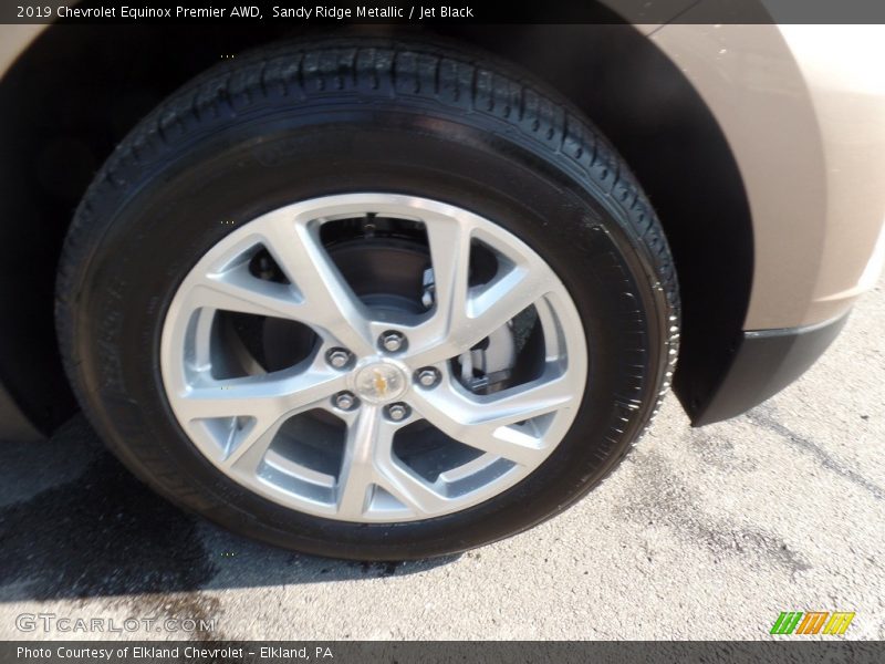 Sandy Ridge Metallic / Jet Black 2019 Chevrolet Equinox Premier AWD