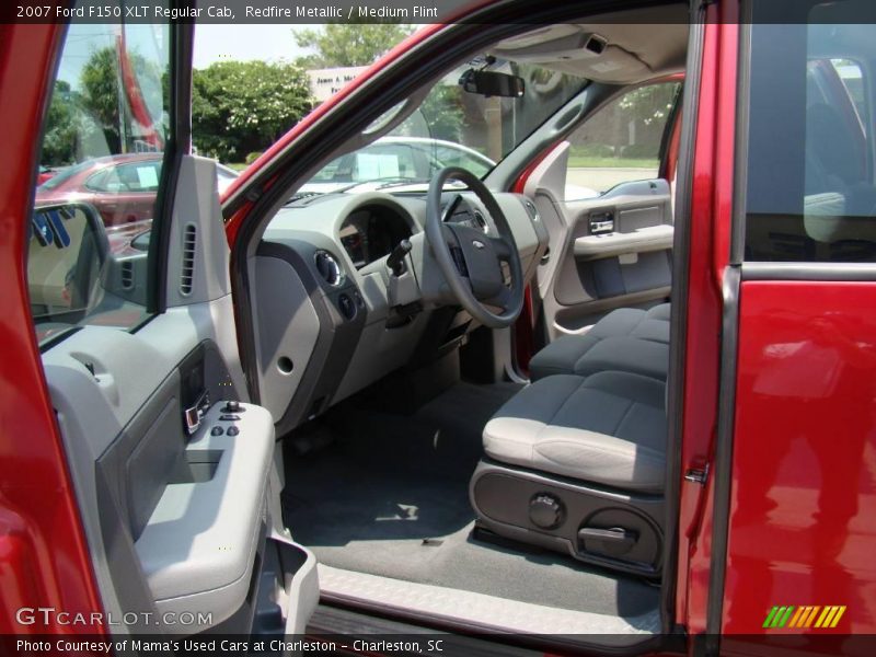 Redfire Metallic / Medium Flint 2007 Ford F150 XLT Regular Cab