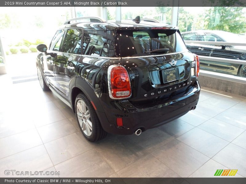 Midnight Black / Carbon Black 2019 Mini Countryman Cooper S All4