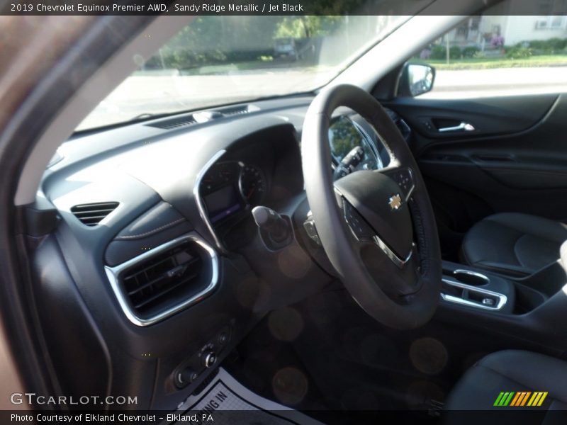 Sandy Ridge Metallic / Jet Black 2019 Chevrolet Equinox Premier AWD