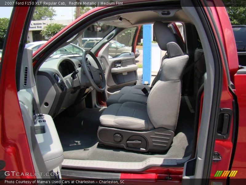 Redfire Metallic / Medium Flint 2007 Ford F150 XLT Regular Cab