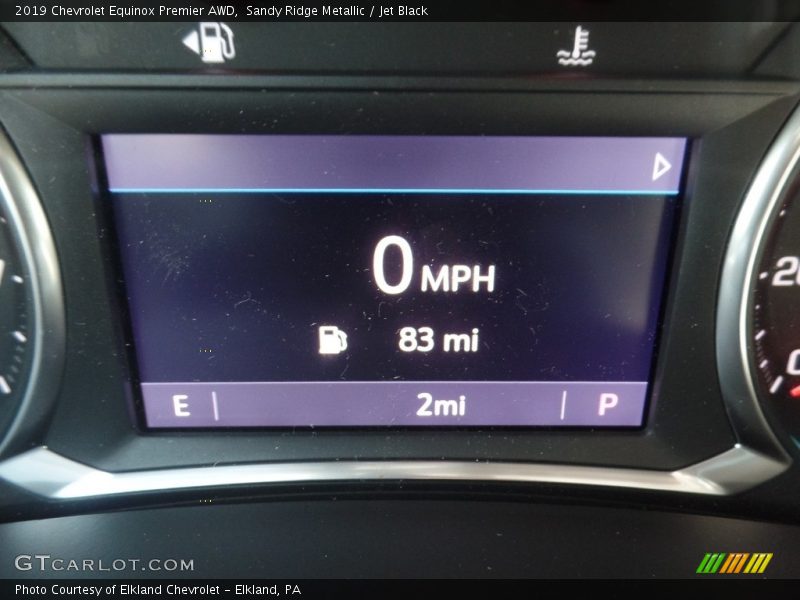 Sandy Ridge Metallic / Jet Black 2019 Chevrolet Equinox Premier AWD