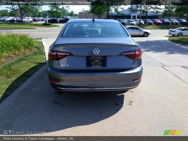 Platinum Gray Metallic / Titan Black 2019 Volkswagen Jetta SEL