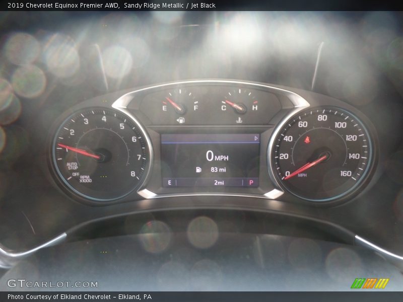Sandy Ridge Metallic / Jet Black 2019 Chevrolet Equinox Premier AWD