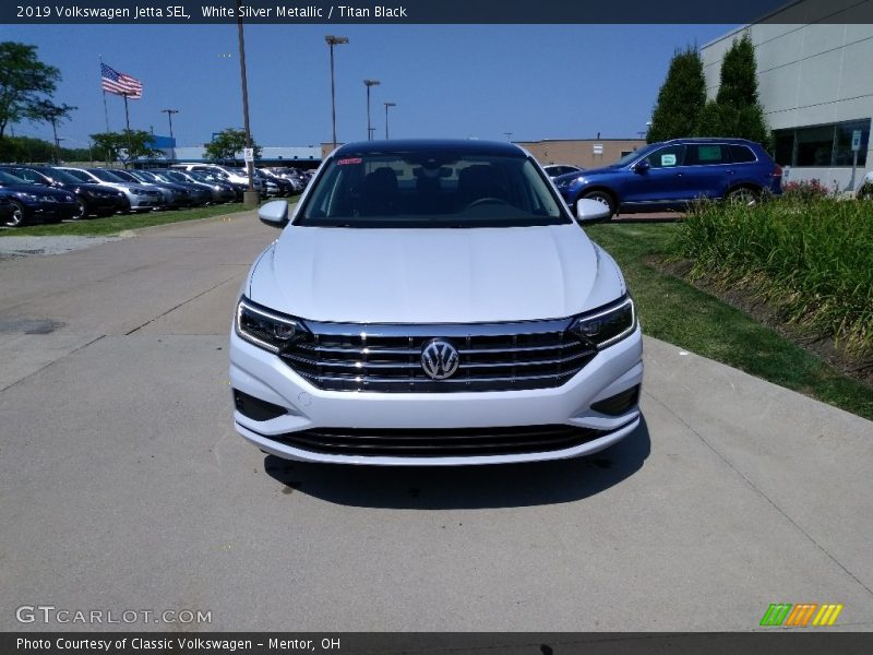 White Silver Metallic / Titan Black 2019 Volkswagen Jetta SEL