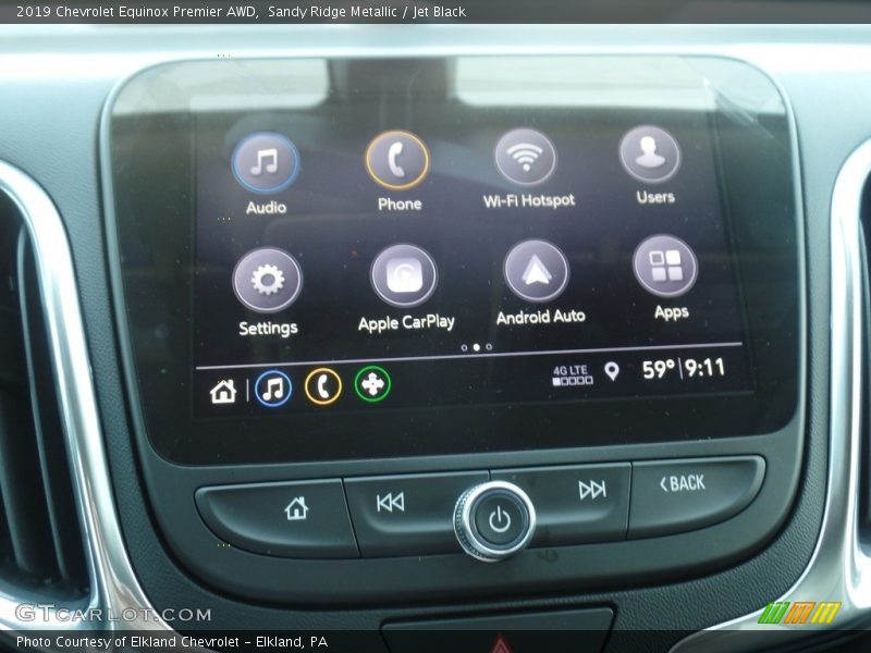 Sandy Ridge Metallic / Jet Black 2019 Chevrolet Equinox Premier AWD