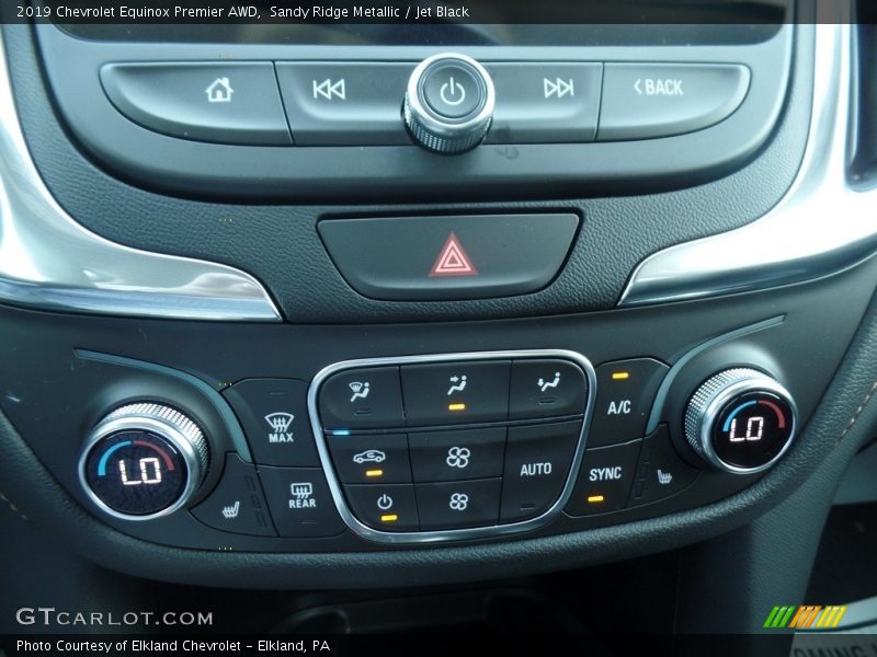 Sandy Ridge Metallic / Jet Black 2019 Chevrolet Equinox Premier AWD
