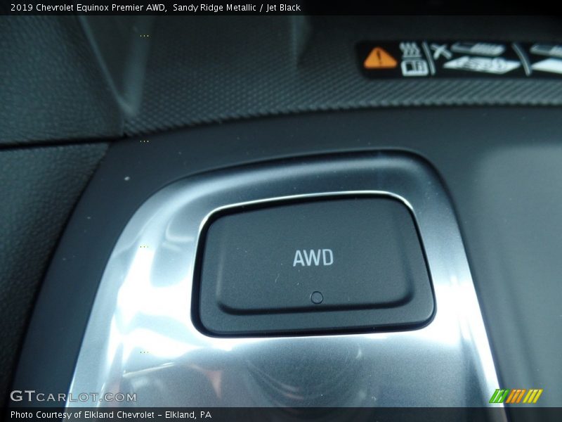 Sandy Ridge Metallic / Jet Black 2019 Chevrolet Equinox Premier AWD