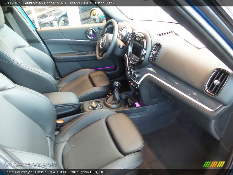 Island Blue / Carbon Black 2019 Mini Countryman Cooper S All4