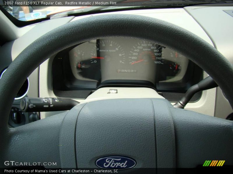 Redfire Metallic / Medium Flint 2007 Ford F150 XLT Regular Cab