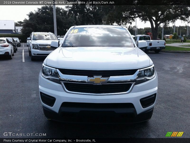 Summit White / Jet Black/Dark Ash 2019 Chevrolet Colorado WT Crew Cab 4x4