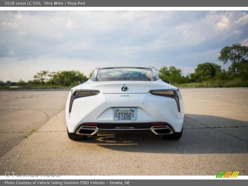Ultra White / Rioja Red 2018 Lexus LC 500
