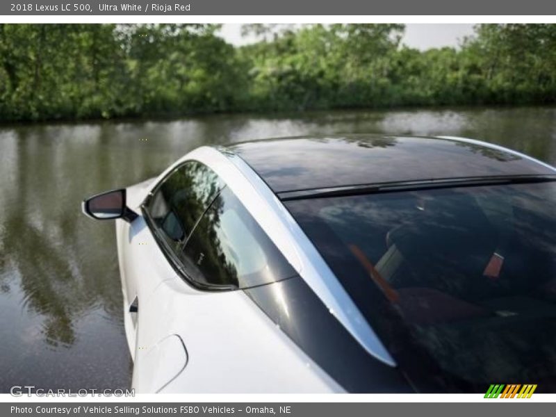Ultra White / Rioja Red 2018 Lexus LC 500