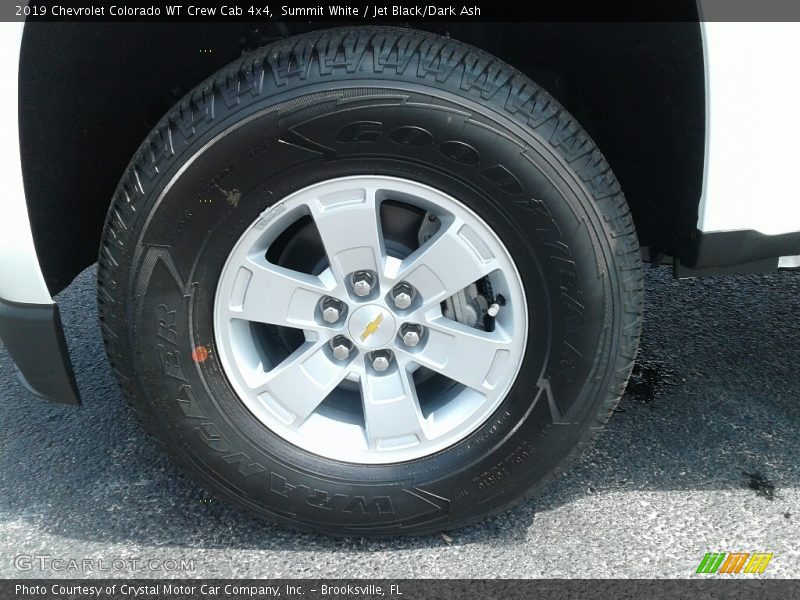 Summit White / Jet Black/Dark Ash 2019 Chevrolet Colorado WT Crew Cab 4x4