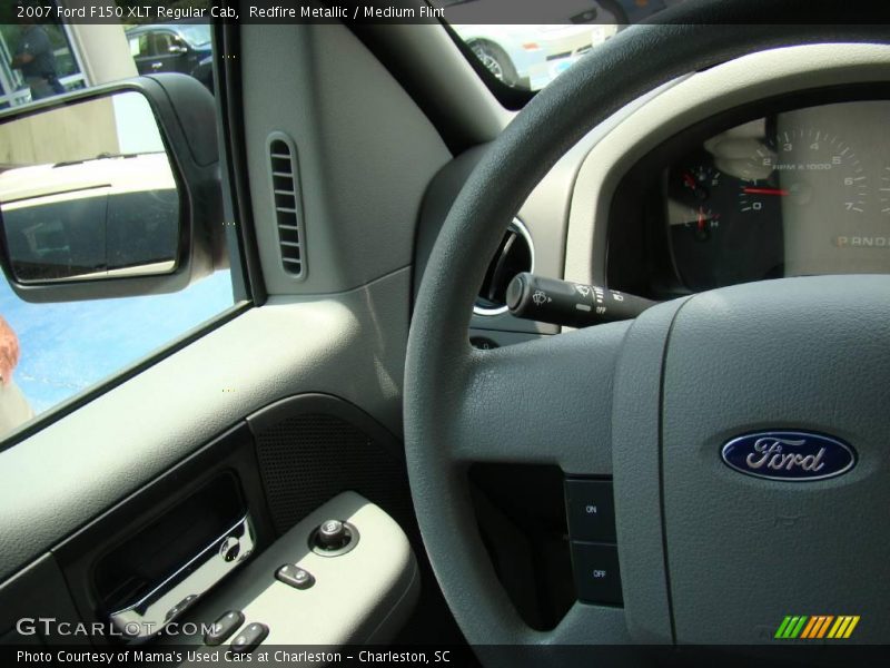 Redfire Metallic / Medium Flint 2007 Ford F150 XLT Regular Cab