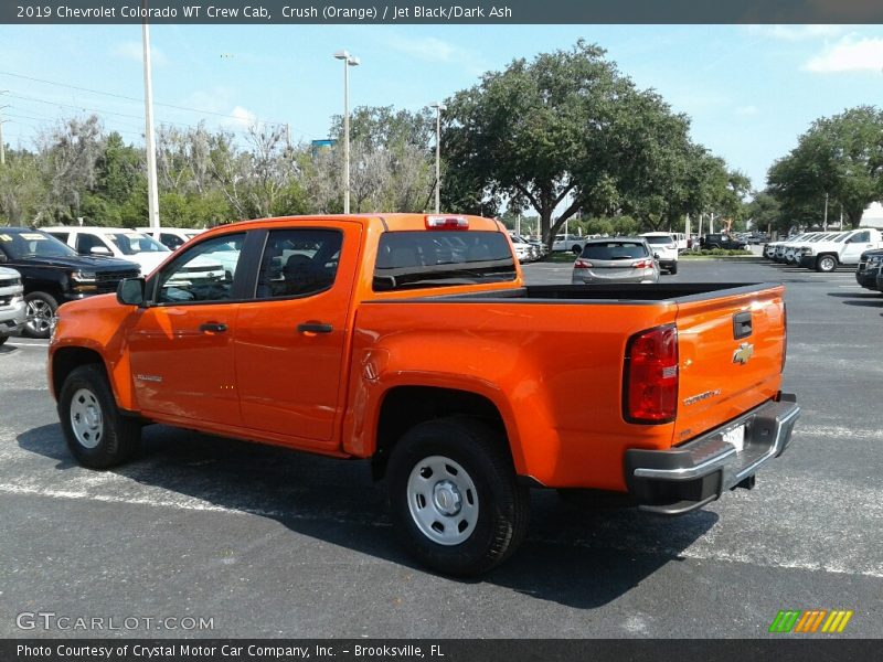 Crush (Orange) / Jet Black/Dark Ash 2019 Chevrolet Colorado WT Crew Cab