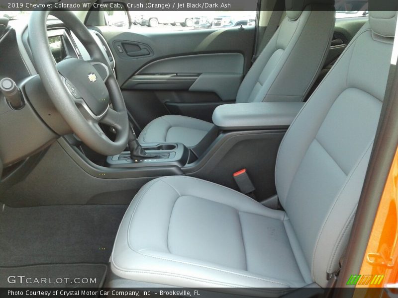 2019 Colorado WT Crew Cab Jet Black/Dark Ash Interior