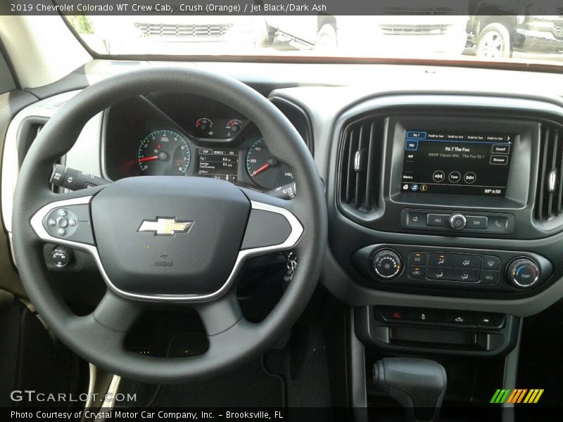 Crush (Orange) / Jet Black/Dark Ash 2019 Chevrolet Colorado WT Crew Cab