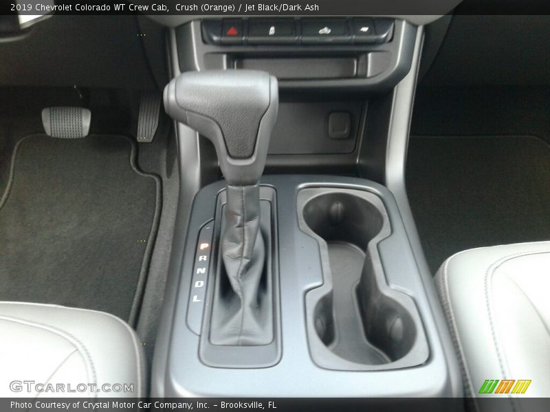 Crush (Orange) / Jet Black/Dark Ash 2019 Chevrolet Colorado WT Crew Cab