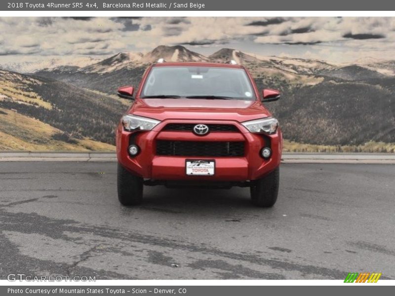 Barcelona Red Metallic / Sand Beige 2018 Toyota 4Runner SR5 4x4