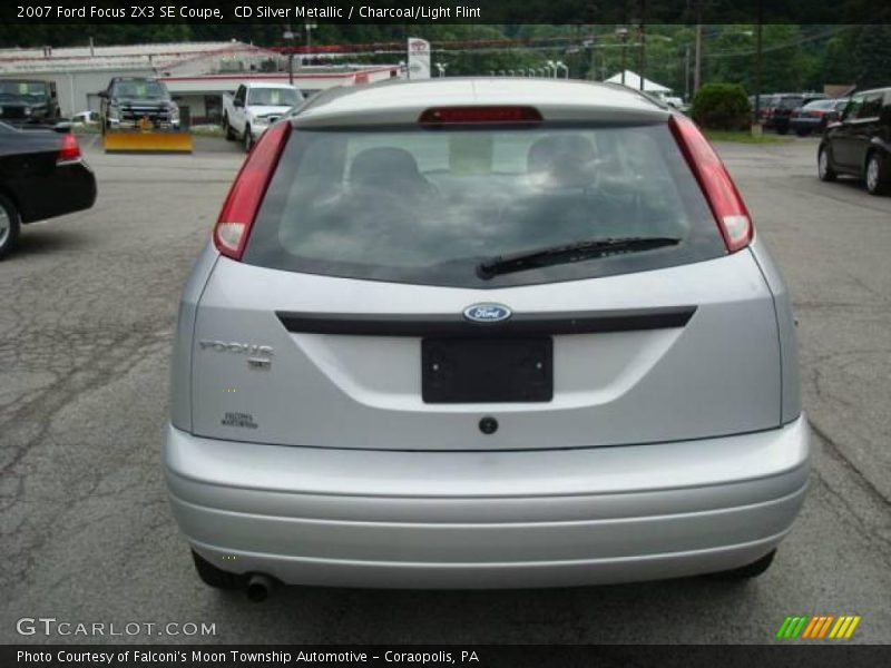 CD Silver Metallic / Charcoal/Light Flint 2007 Ford Focus ZX3 SE Coupe