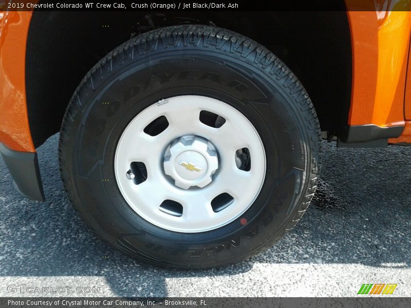 Crush (Orange) / Jet Black/Dark Ash 2019 Chevrolet Colorado WT Crew Cab