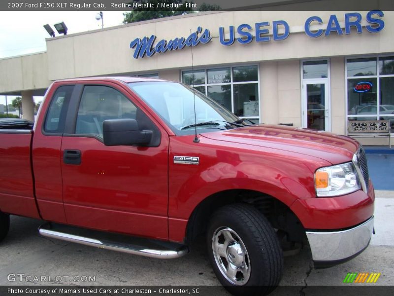 Redfire Metallic / Medium Flint 2007 Ford F150 XLT Regular Cab